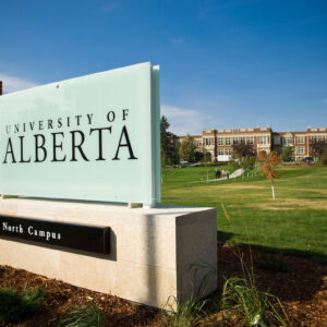 University of Alberta sign