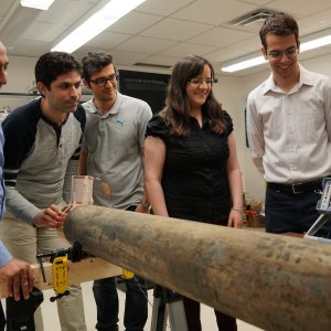 Future Energy Systems Principal Investigator Pedram Mousavi and his team in the Intelligent Wireless Technology Lab.